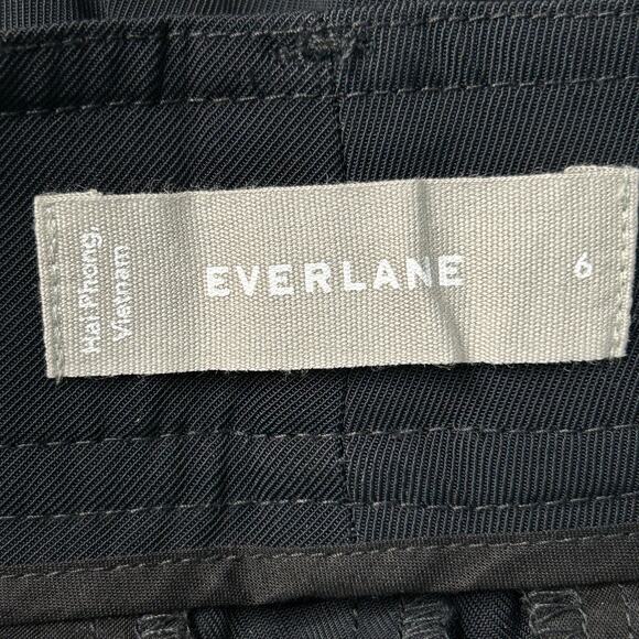 Everlane Japanese GoWeave Way-High Tapered Pant Black Women 6 NWT - Picture 6 of 14
